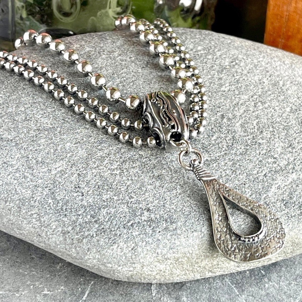 SILPADA 925 Sterling Silver 3-Strand Cascading Teardrop Pendant Necklace
RETIRED